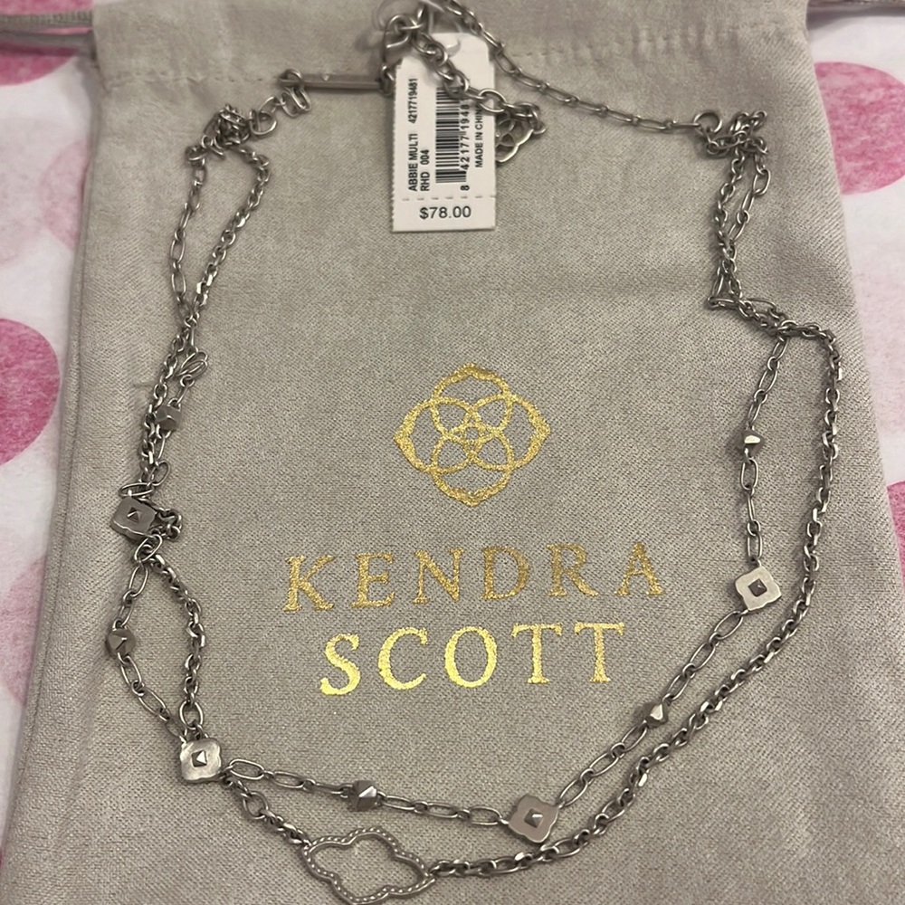 NWT Kendra Scott Abbie Multi Strand Necklace